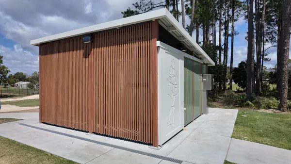 Gossi Park Amenity Block at Elanora Skate Park